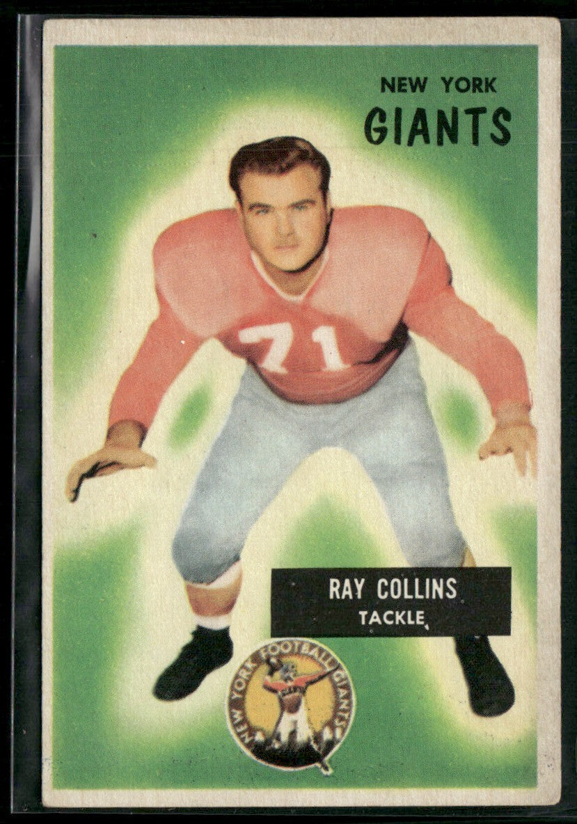 Ray Collins 1955 Bowman #41 New York Giants