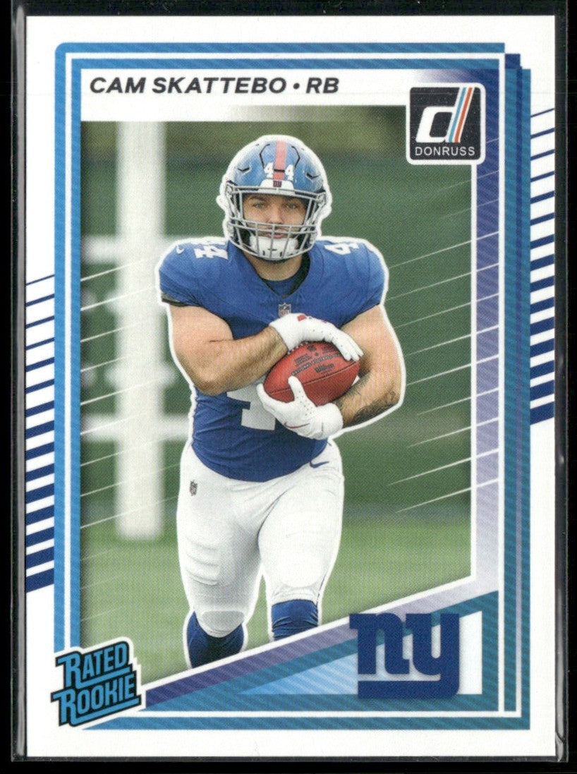 Cam Skattebo 2025 Donruss RC #302 New York Giants