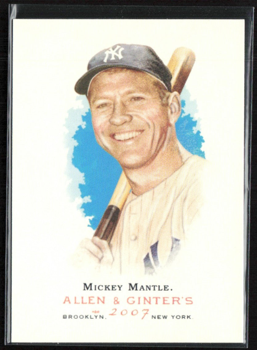 Mickey Mantle 2007 Topps Allen & Ginter #7 New York Yankees