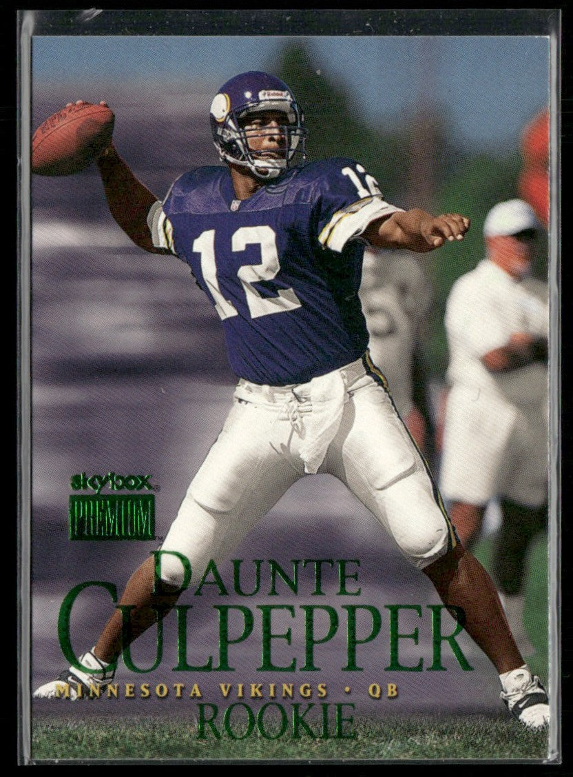 Daunte Culpepper 1999 SkyBox Premium Green RC #220 Minnesota Vikings