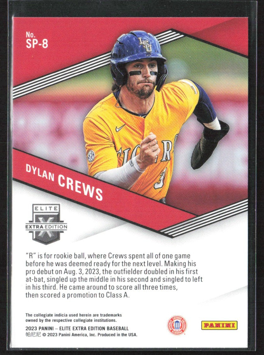 Dylan Crews 2023 Panini Elite Extra Edition Spellbound R #SP-8