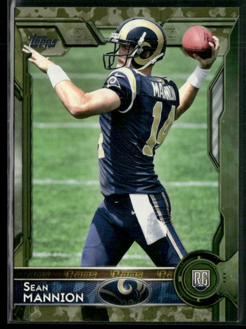 Sean Mannion 2015 Topps Camo /399 #499 St. Louis Rams