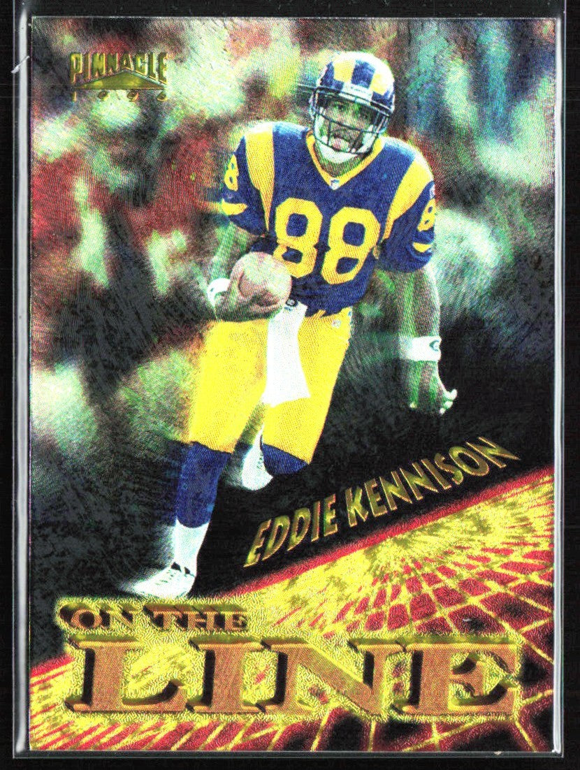 Eddie Kennison 1996 Pinnacle On the Line #15 St. Louis Rams