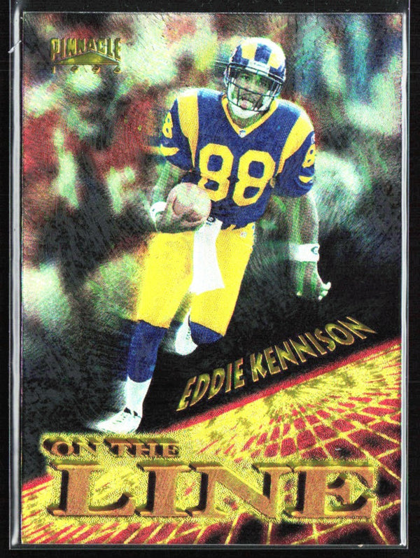 Eddie Kennison 1996 Pinnacle On the Line #15 St. Louis Rams
