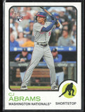 CJ Abrams 2022 Topps Heritage RC #501 Chicago Cubs