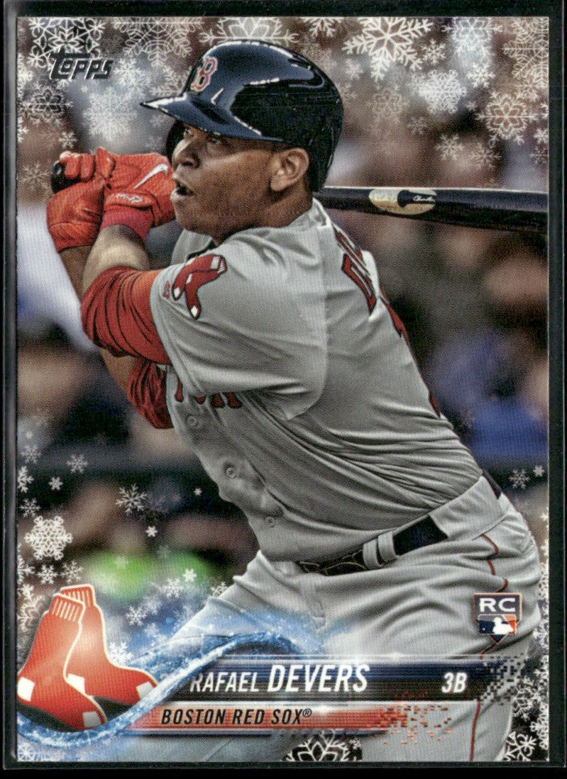 Rafael Devers 2018 Topps Holiday RC #HMW67 Boston Red Sox