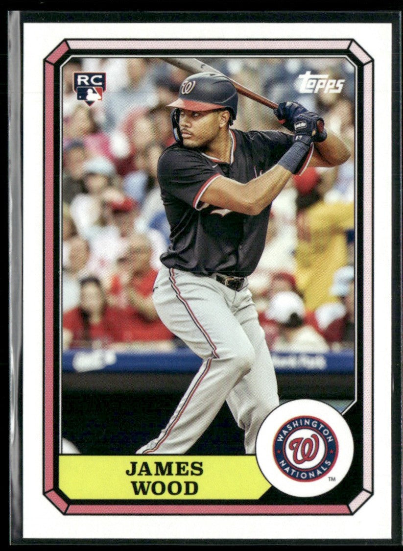 James Wood 2025 Topps Boardwalk and Baseball RC #87BB-3 Washington Nationals