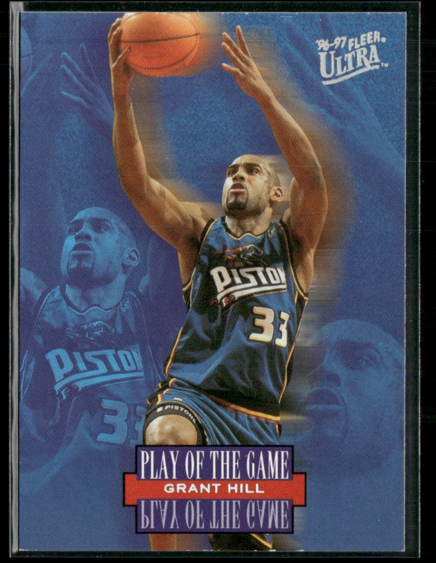 Grant Hill 1996 Fleer Ultra Play of the Game #291 Detroit Pistons
