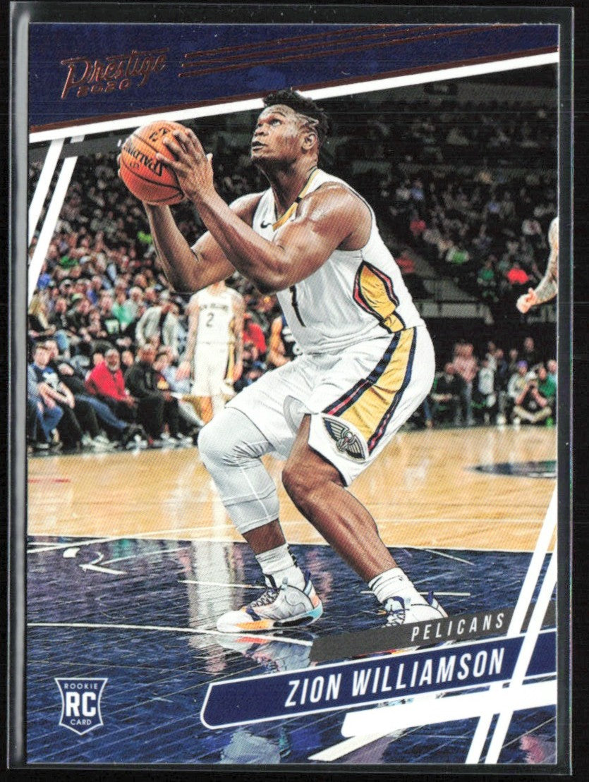 Zion Williamson 2019 Panini Chronicles Prestige Bronze RC #60