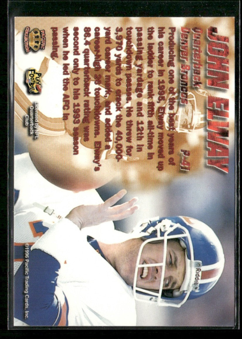John Elway 1996 Pacific #P-41 Denver Broncos