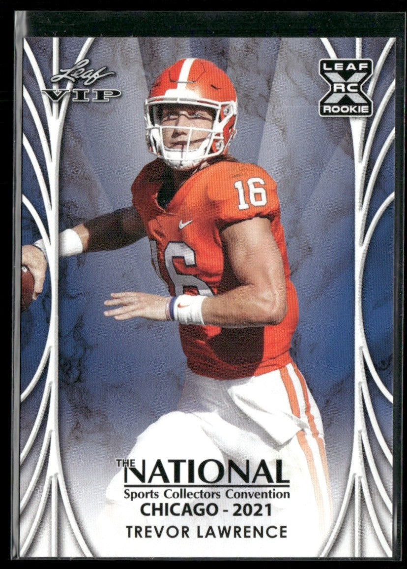 Trevor Lawrence 2021 Leaf VIP The National Sports Collectors Convention #VIP3