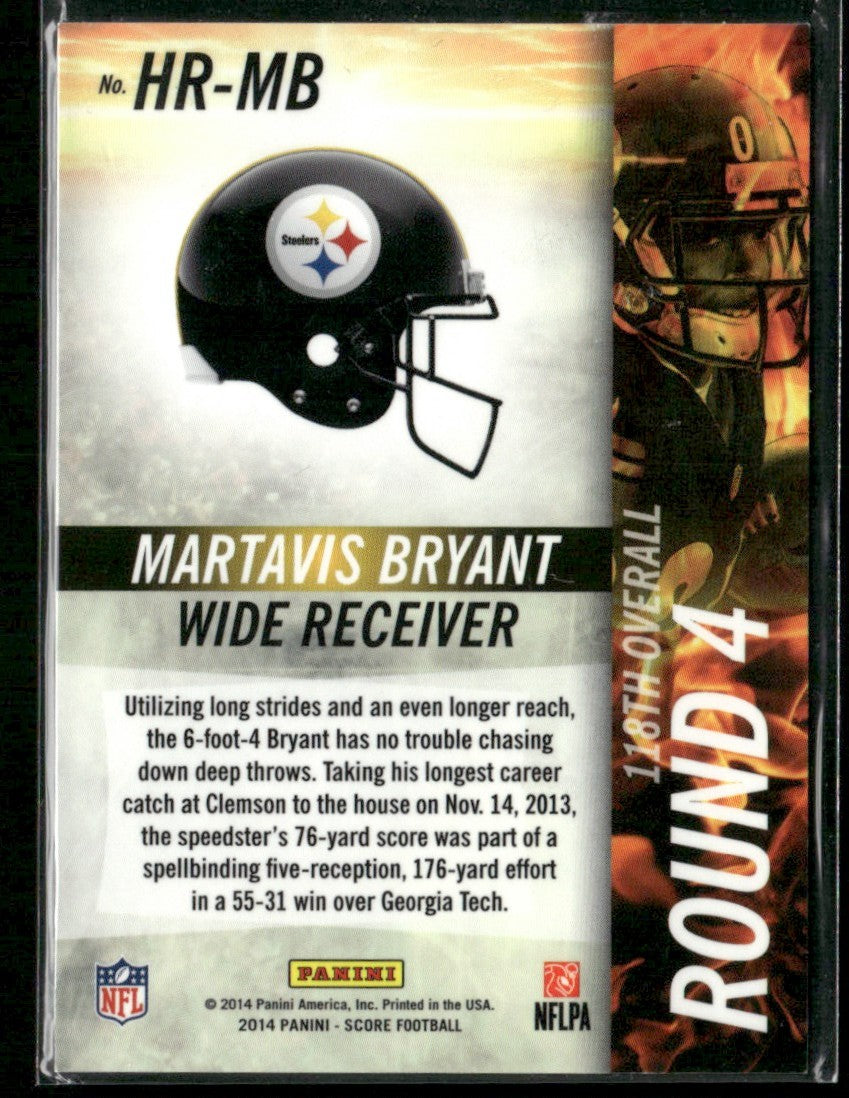 Martavis Bryant 2014 Panini Fat Pack Red Prizm RC /149 #HR-MB
