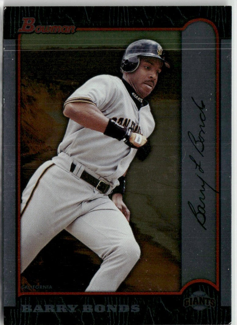 Barry Bonds 1999 Bowman International #34 San Francisco Giants