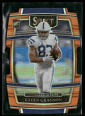 Kylen Granson 2021 Panini Select Concourse Orange Prizm Die Cut RC /249 #94