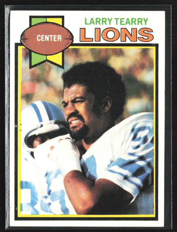 Larry Tearry 1979 Topps RC #316 Detroit Lions