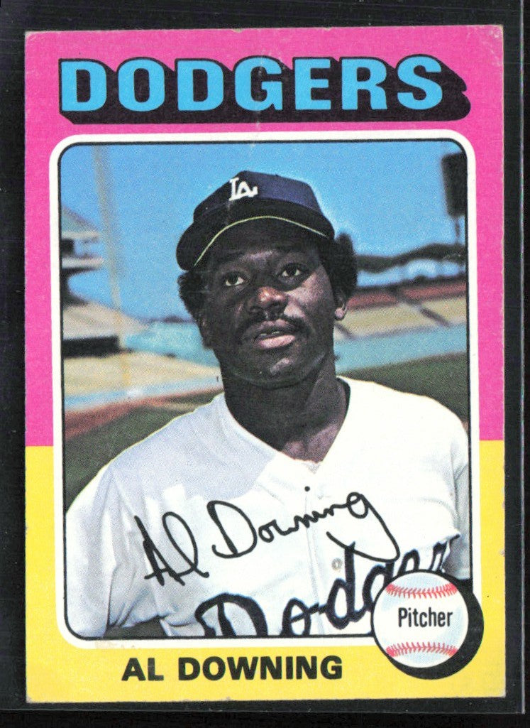 Al Downing 1975 Topps #498 Los Angeles Dodgers