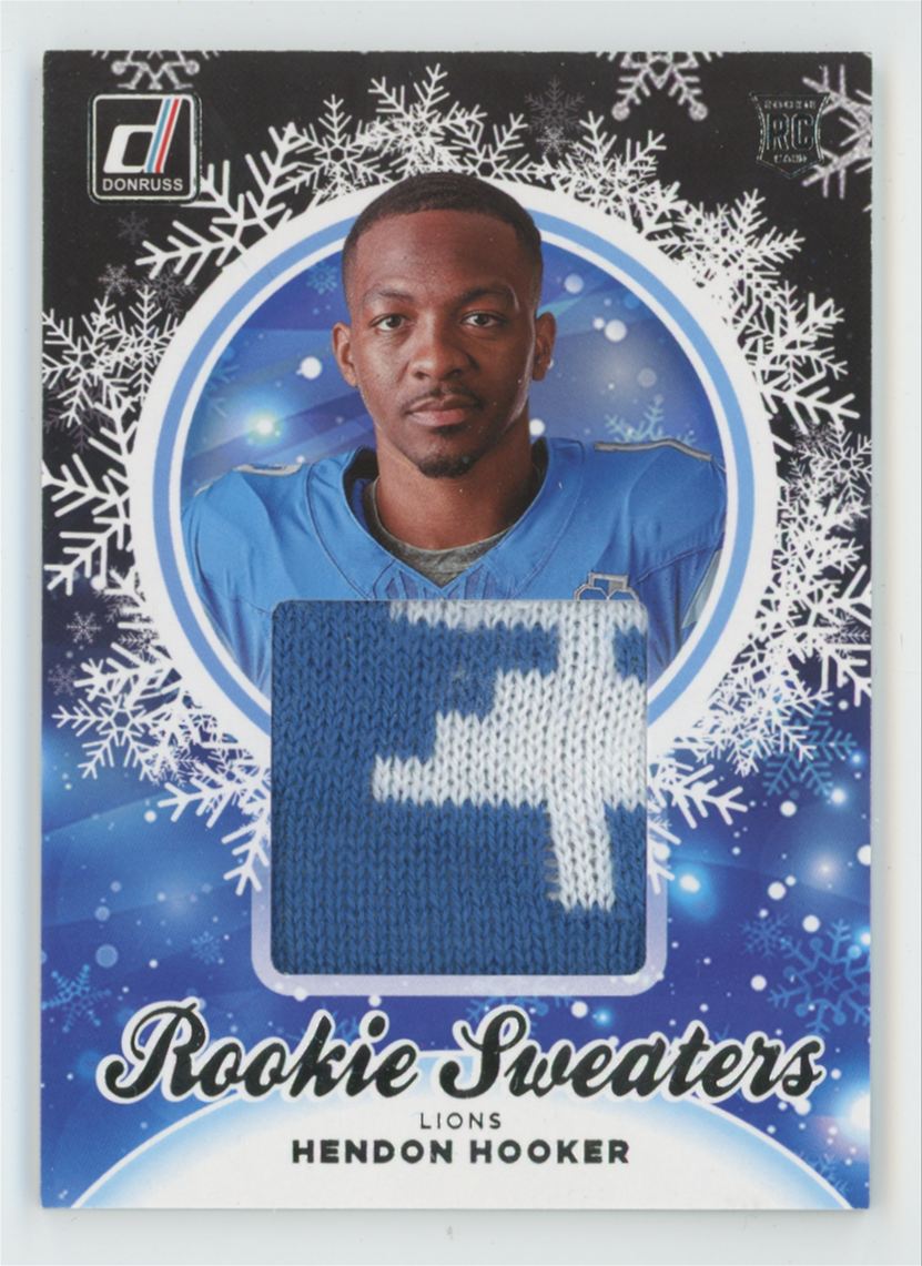Hendon Hooker 2023 Donruss Rookie Sweaters #HS-HHO Detroit Lions