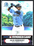 Julio Rodriguez 2021 Bowman Chrome 2020 Summer Camp #SC-17 Seattle Mariners