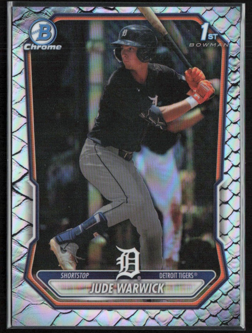 Jude Warwick 2026 Bowman Chrome Reptilian #BCP-58 Detroit Tigers