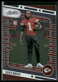 Xavier Worthy 2024 Panini Absolute RC #128 Kansas City Chiefs