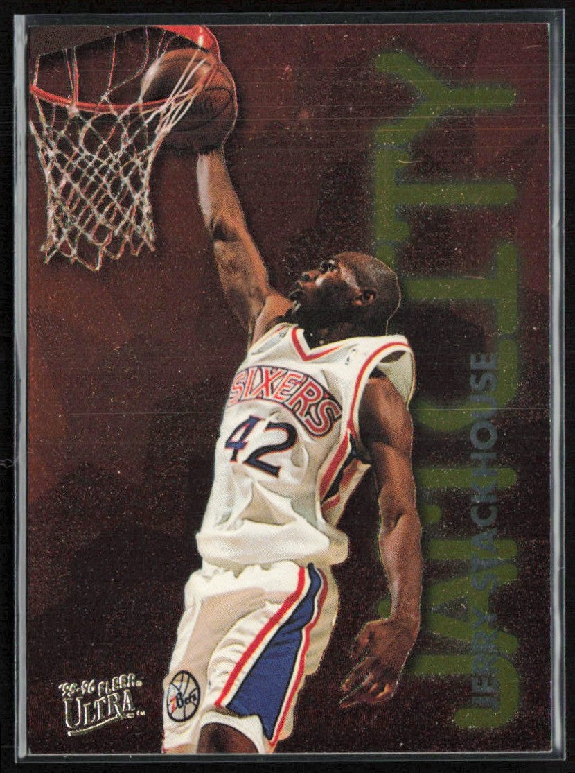 Jerry Stackhouse 1995 Fleer Ultra Jam City #12 Philadelphia 76ers