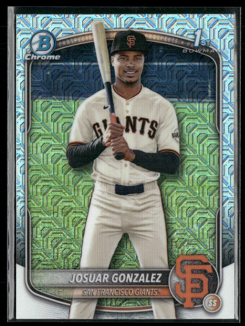 Josuar Gonzalez 2025 Bowman Chrome Mojo Refractor 1st #BCP-153