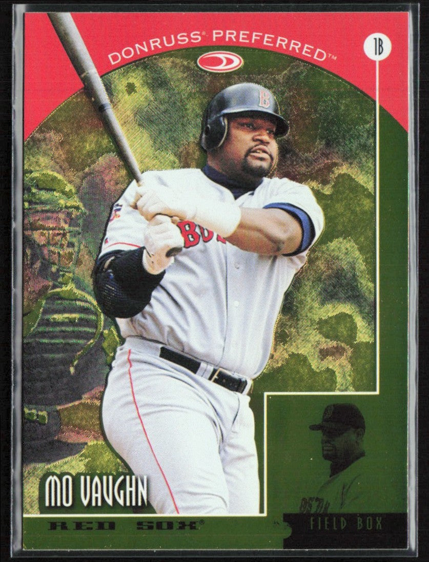 Mo Vaughn 1998 Donruss Preferred Field Box Gold #23 Boston Red Sox
