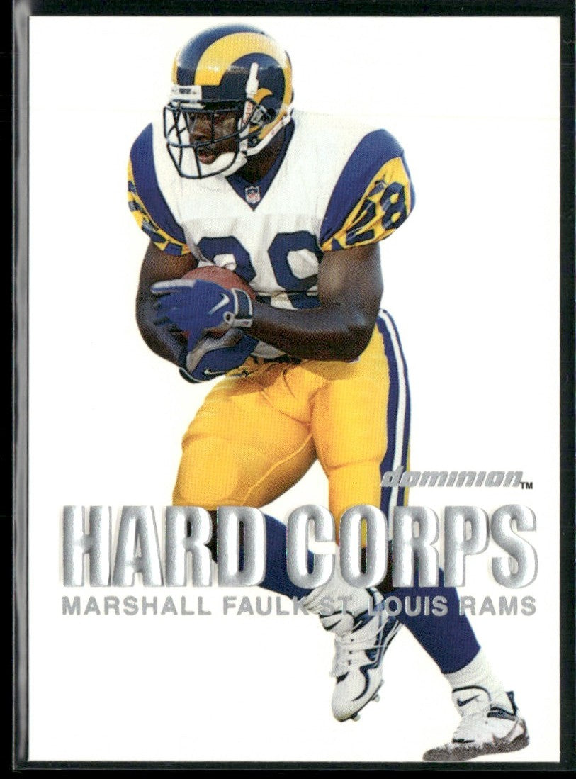 Marshall Faulk 2000 Skybox Dominion Hard Corps #5HC St. Louis Rams