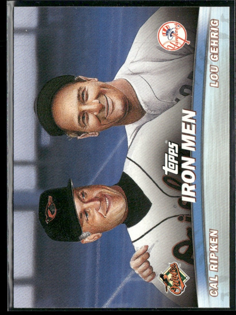 Iron Men (Cal Ripken/Lou Gehrig) 2001 Topps Combos #TC16