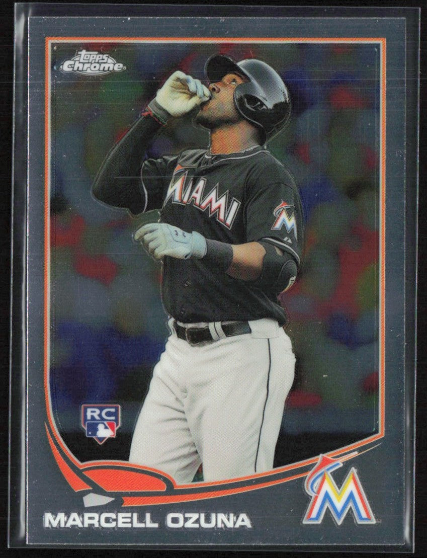 Marcell Ozuna 2013 Topps Chrome RC #33 Miami Marlins