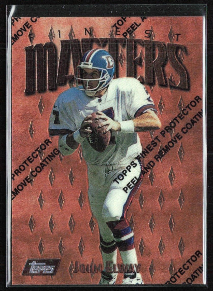 John Elway 1997 Topps Finest Masters #210 Denver Broncos
