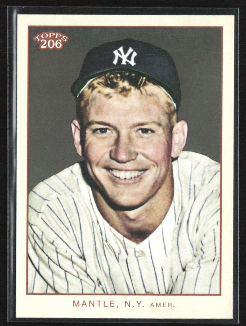 Mickey Mantle 2009 Topps 206 Portrait RC #6 New York Yankees