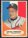Chuck Dressen 1961 Topps #137 Milwaukee Braves