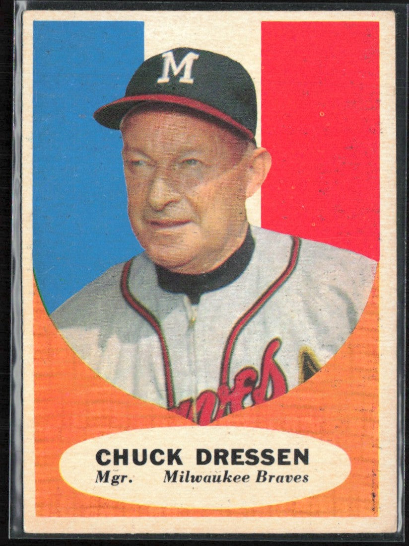 Chuck Dressen 1961 Topps #137 Milwaukee Braves
