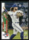 Bo Bichette 2020 Topps Holiday RC #HW94 Toronto Blue Jays