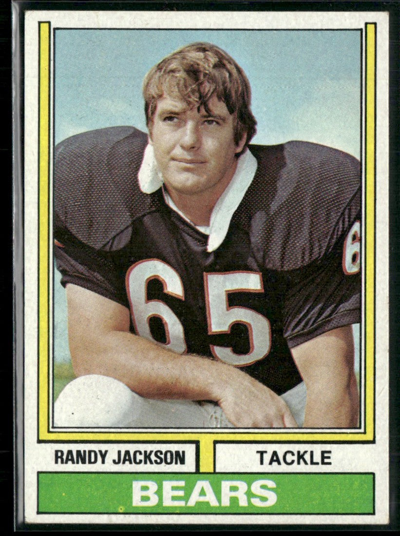 Randy Jackson 1974 Topps #44 Chicago Bears