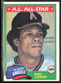 Rod Carew 1981 Topps #100 California Angels