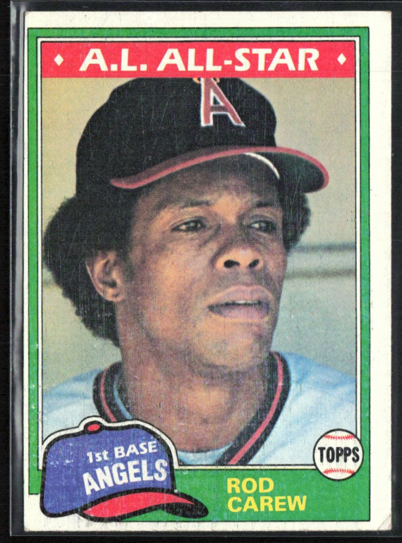 Rod Carew 1981 Topps #100 California Angels