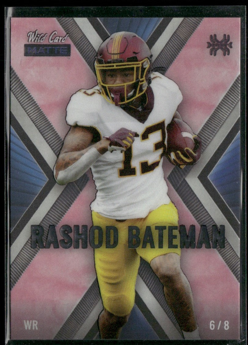 Rashod Bateman 2021 Wild Card Matte X-Plode RC /8 #MXP-16