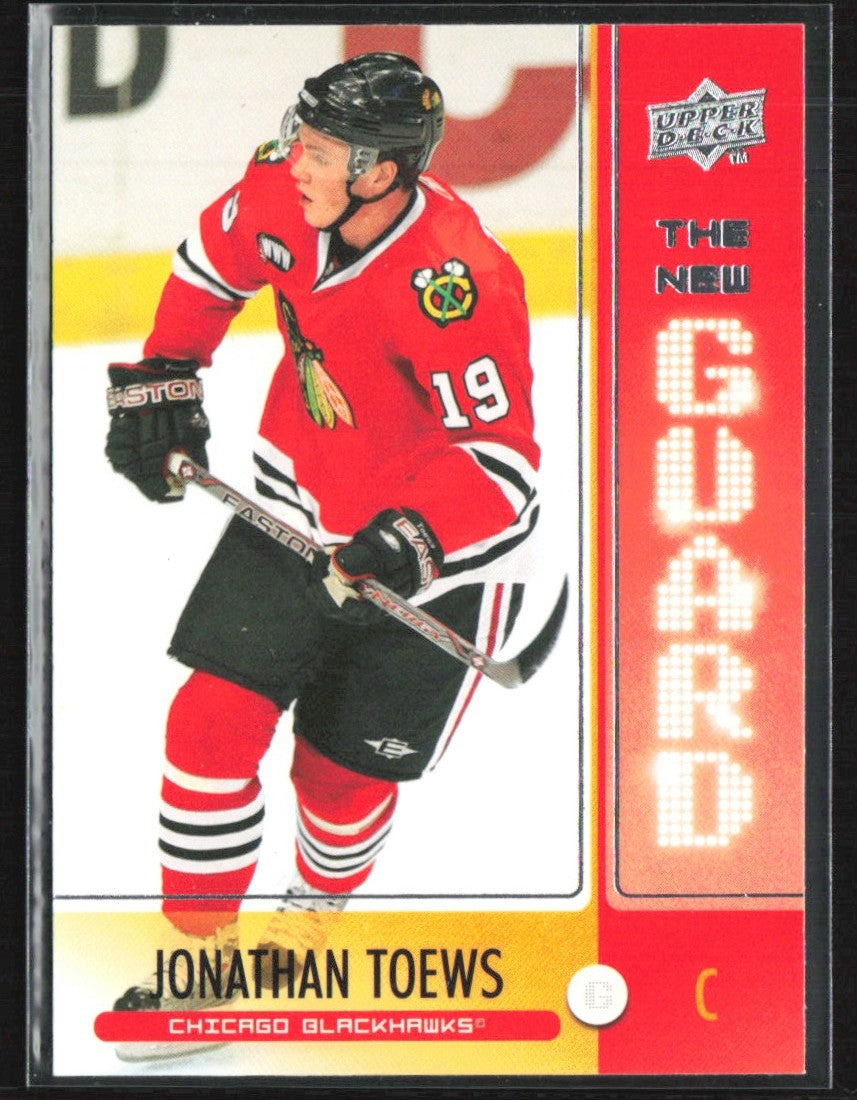 Jonathan Toews 2008 Upper Deck The New Guard #NE10 Chicago Blackhawks