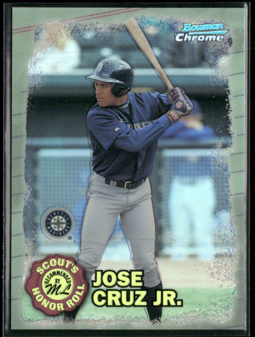 Jose Cruz Jr. 1997 Bowman Chrome Scout's Honor Roll Refractor #SHR 10