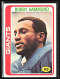 Bobby Hammond 1978 Topps RC #352 New York Giants