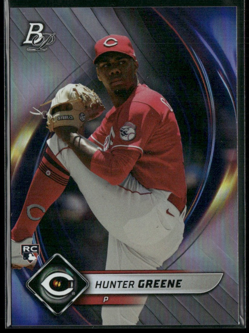 Hunter Greene 2022 Bowman Platinum RC #29 Cincinnati Reds