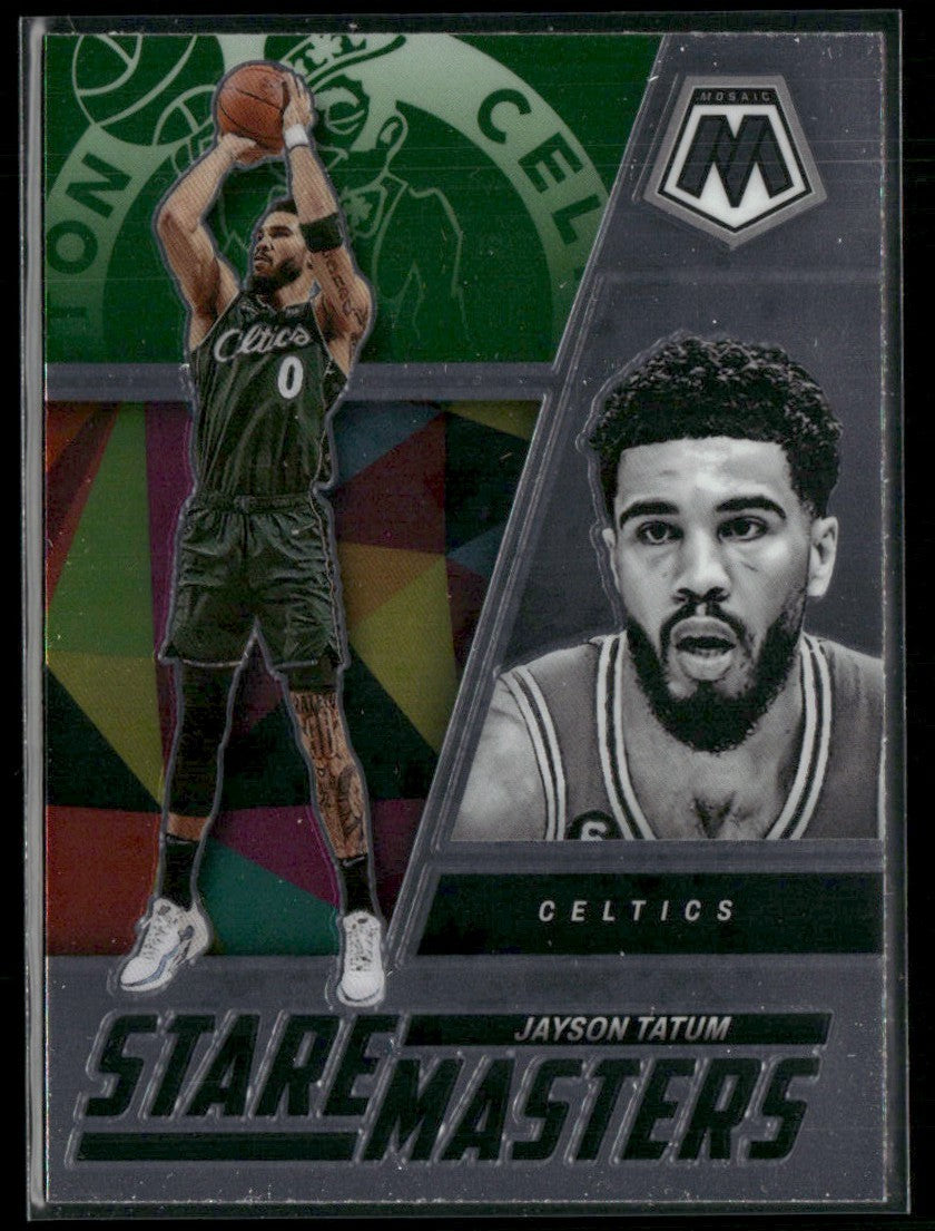 Jayson Tatum 2023 Panini Mosaic Stare Masters #11 Boston Celtics