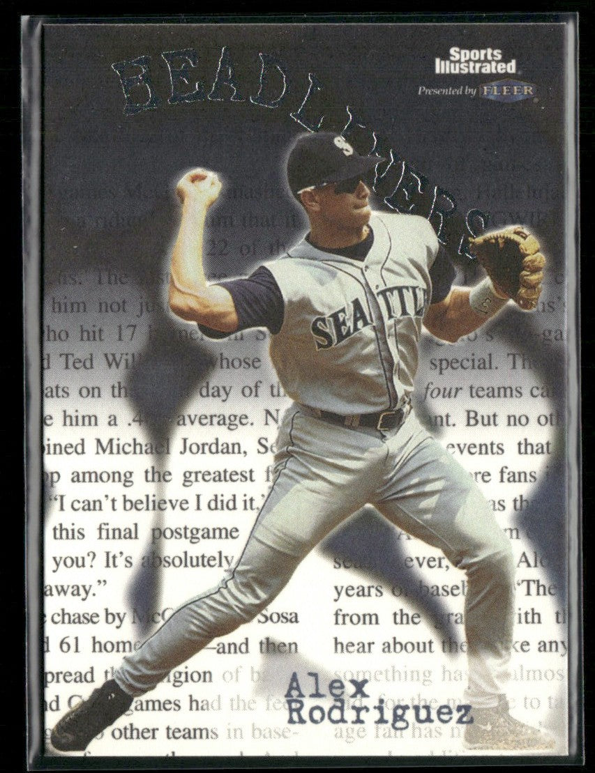 Alex Rodriguez 1999 Fleer Sports Illustrated Headliners #13 Seattle Mariners