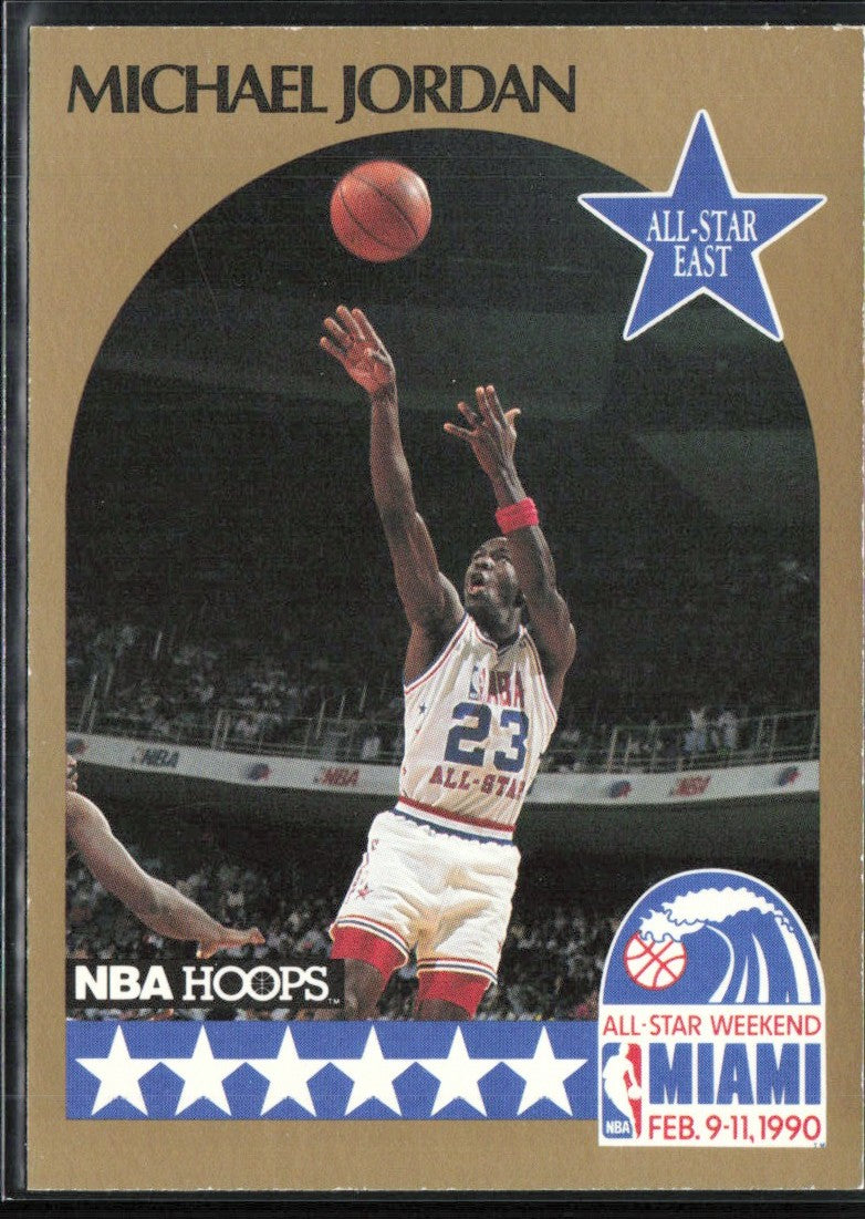 Michael Jordan 1990 NBA Hoops #5 Chicago Bulls