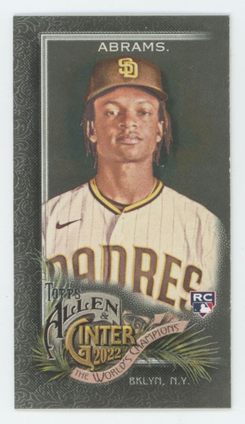 CJ Abrams 2022 Topps Allen & Ginter Mini Black RC #218 San Diego Padres