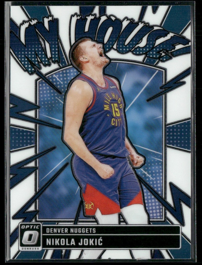 Nikola Jokic 2024 Donruss Optic My House #20 Denver Nuggets