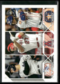 AL HRs Leaders (Aaron Judge/Mike Trout/Yordan Alvarez) 2023 Topps #246