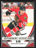 Jonathan Toews 2008 Upper Deck Sophomore Sensations #SS2 Chicago Blackhawks